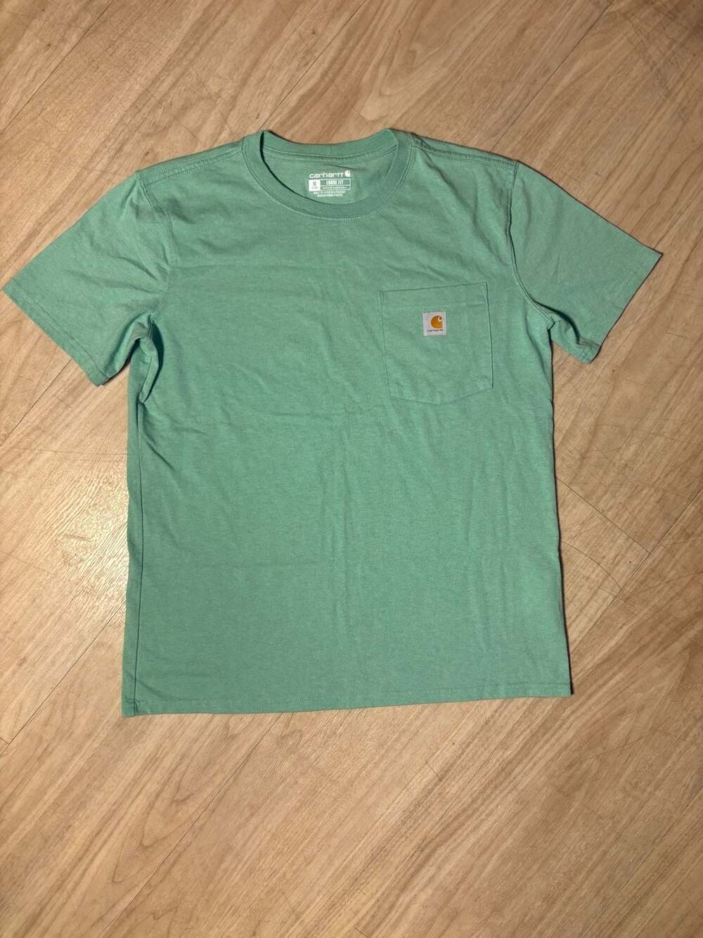 Carhartt Loose Fit Pocket T-Shirt Size M (8-10) Green Short Sleeve